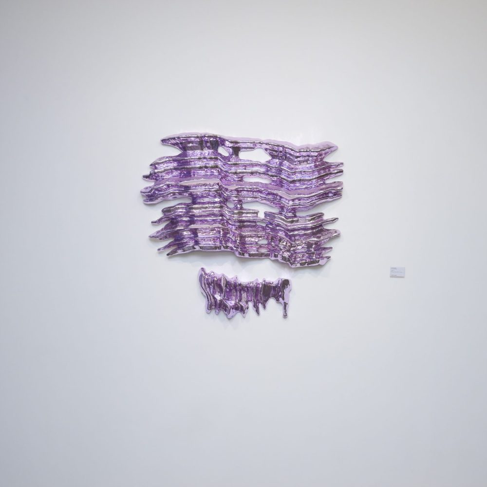 2024 | Ruang Fana : Dinamika 15 | 120 x 80 x 10 cm, 46 x 25 cm | resin and chrome