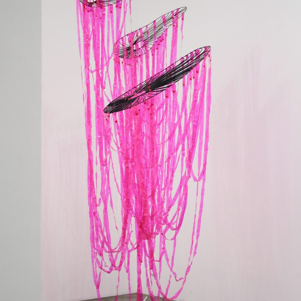 2020 | Tumpuk Lapis, Tampak Isi : Sibir 4 | acylic, pvc, steel, nylon, thread