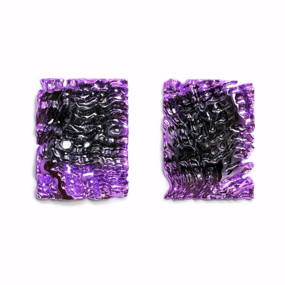 2025 | Ruang Fana : Dinamika 31-32 | 37 x 50 cm (2 panel) | Resin and chrome